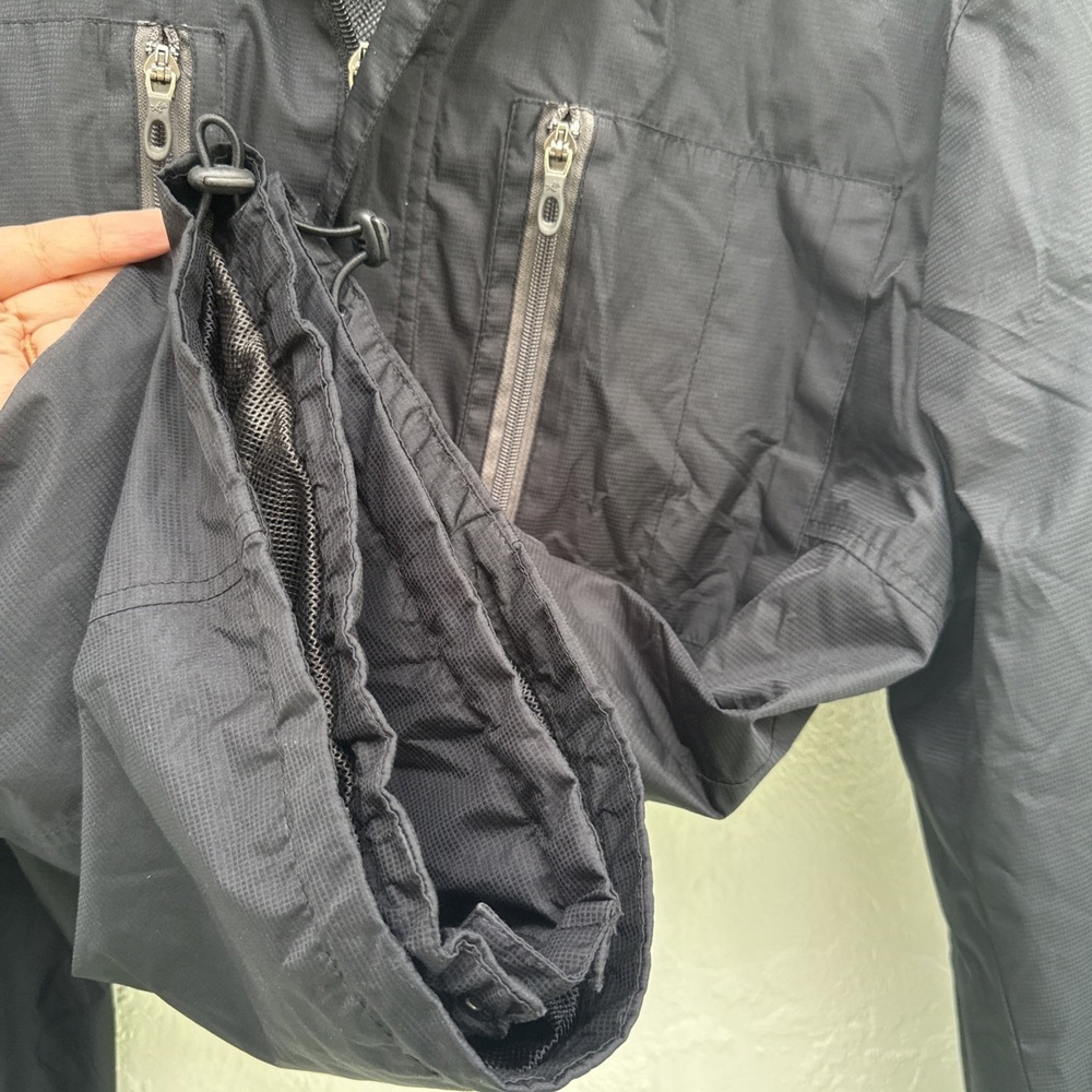 Kenneth Cole New York Windbreaker Men's M Black Jacket Lightweight - Picture 6 of 16